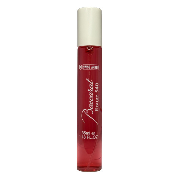 عطر جیبی زنانه سوئیس آرمه مدل Baccarat ROUGE با رایحه شیرین و گرم و تند حجم ۳۵ میلی‌لیتر