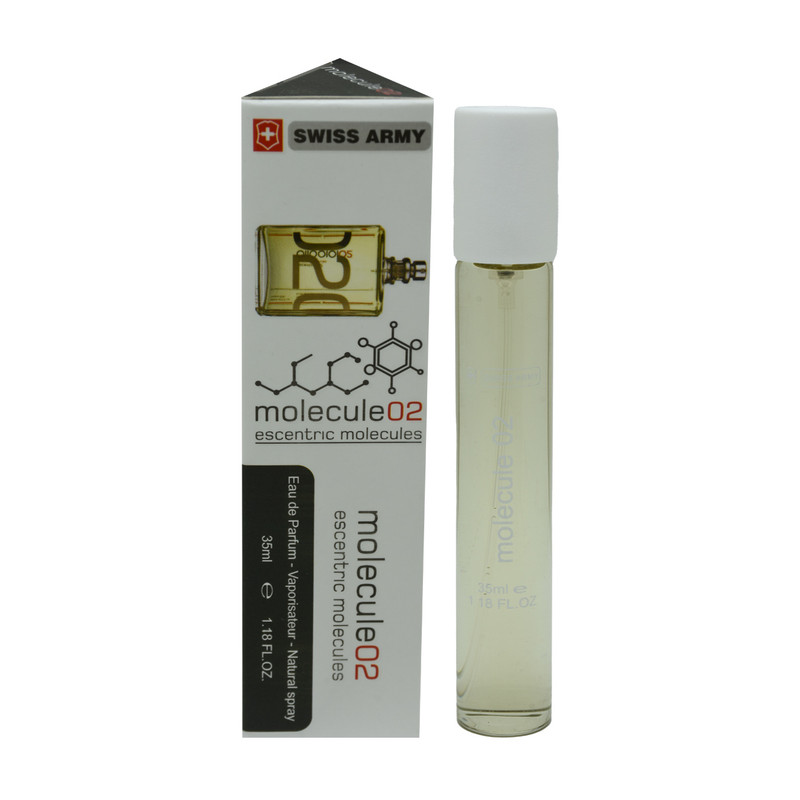 عطر جیبی سوئیس آرمی مدل مولکول حجم 35 میلی لیتر