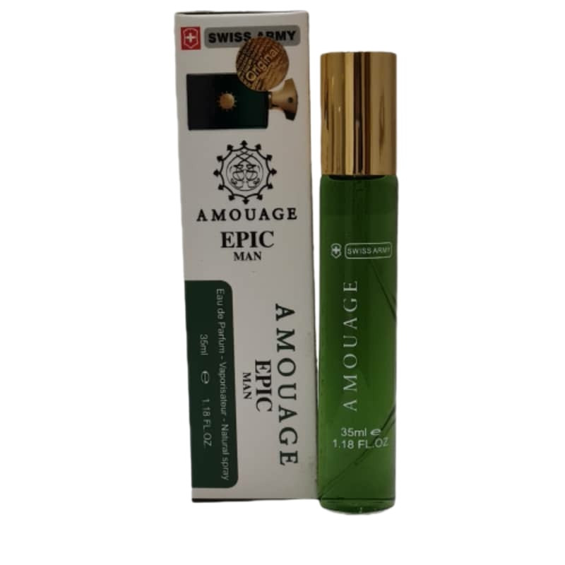 عطر جیبی مردانه سوئیس آرمی مدل Amouage Epic حجم 35 میلی لیتر مجموعه 3 عددی