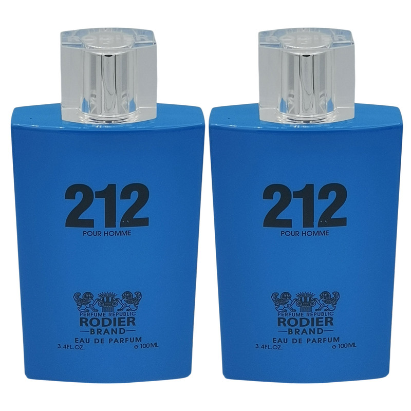 ادو پرفیوم مردانه رودیر مدل 212 با رایحه گرم حجم 100 میلی لیتر مجموعه دو عددی