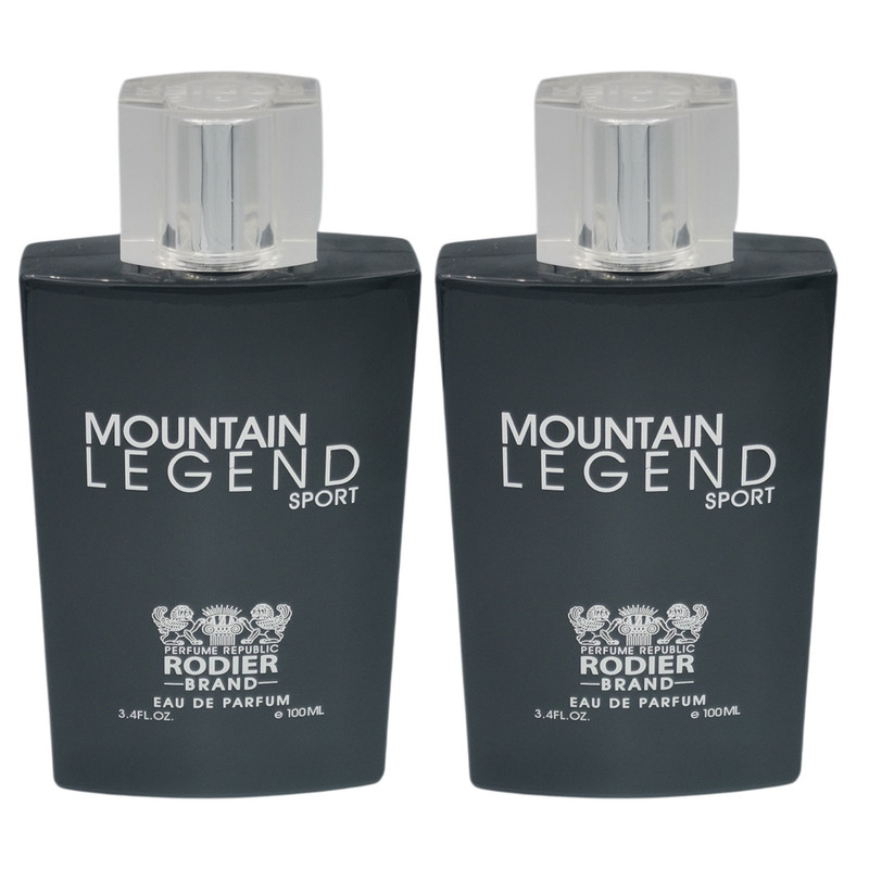 ادو پرفیوم مردانه رودیر مدل مونت لجند با رایحه خنک حجم 100 میلی لیتر مجموعه دو عددی