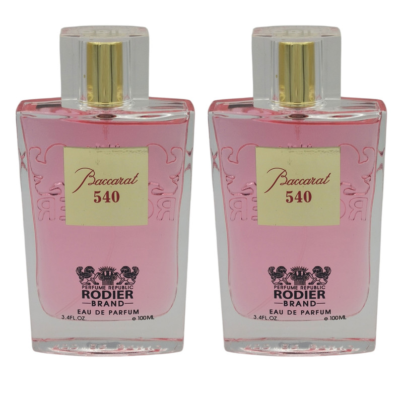 ادوپرفیوم زنانه رودیر مدل باکارات رژ با رایحه گرم حجم 100 میلی‌لیتر مجموعه دو عددی
