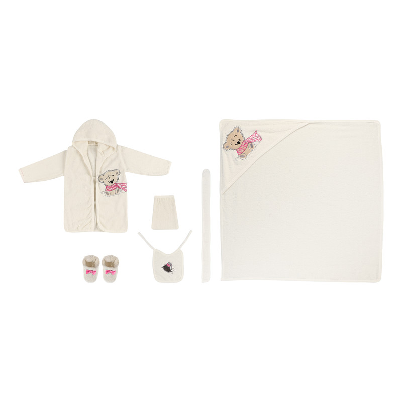 ست 7 تکه حوله کودک مدل خرس