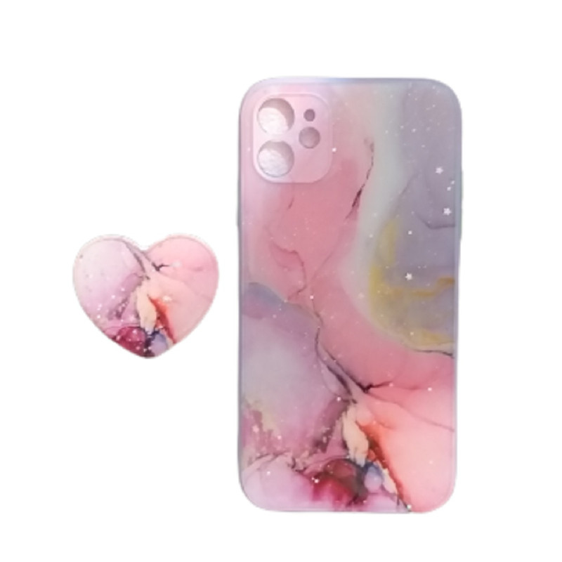  کاور مدل 7G کهکشانی مناسب برای گوشی موبایل اپل IPhone7 به همراه پایه نگهدارنده