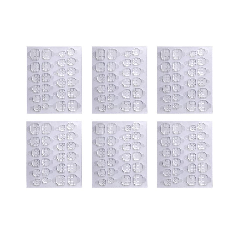 چسب ناخن مصنوعی مدل 014 شش بسته 24 عددی