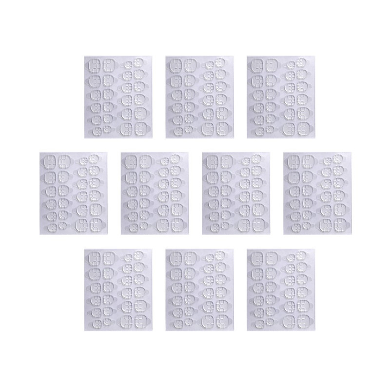 چسب ناخن مصنوعی مدل 014 ده بسته 24 عددی