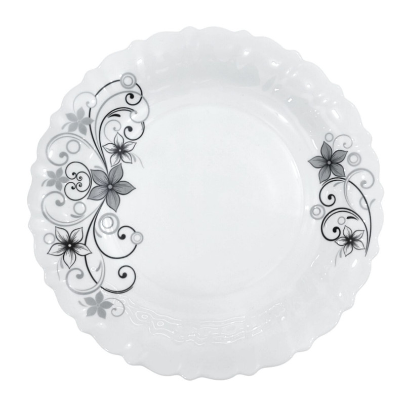 بشقاب غذاخوری پارس اپال مدل النا کد 642 بسته 6 عددی