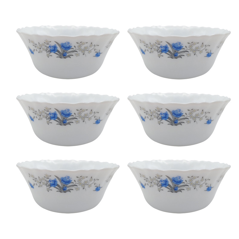 کاسه پارس اپال طرح رمانتیک کد ABG1200 بسته 6 عددی