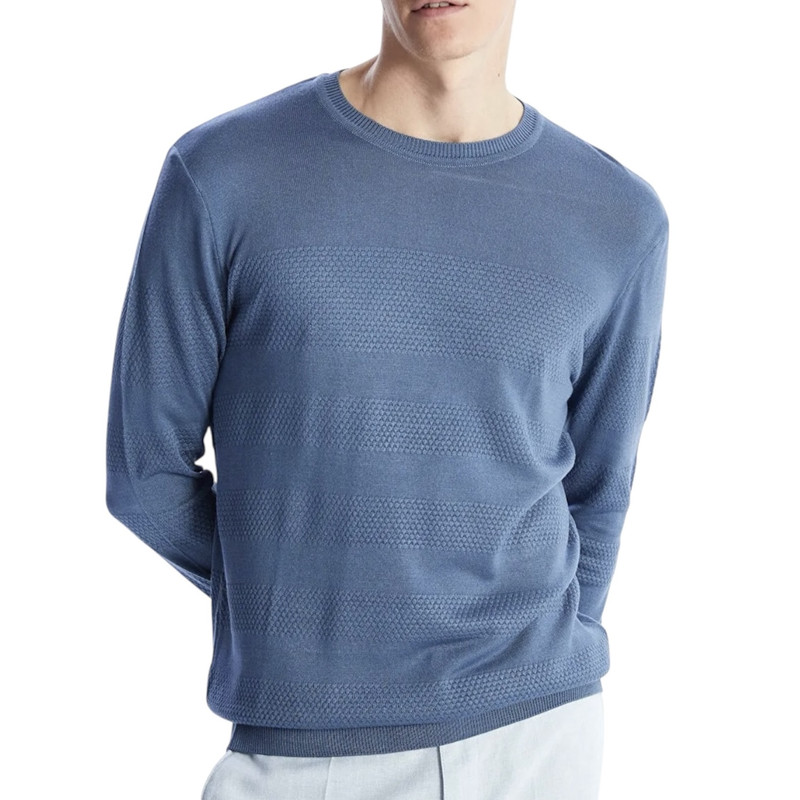 پلیور یقه گرد مردانه ال سی وایکیکی مدل سوپر تریکو سافت