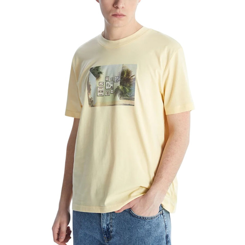 تی شرت آستین کوتاه مردانه ال سی وایکیکی مدل سوپرپنبه هاوایی