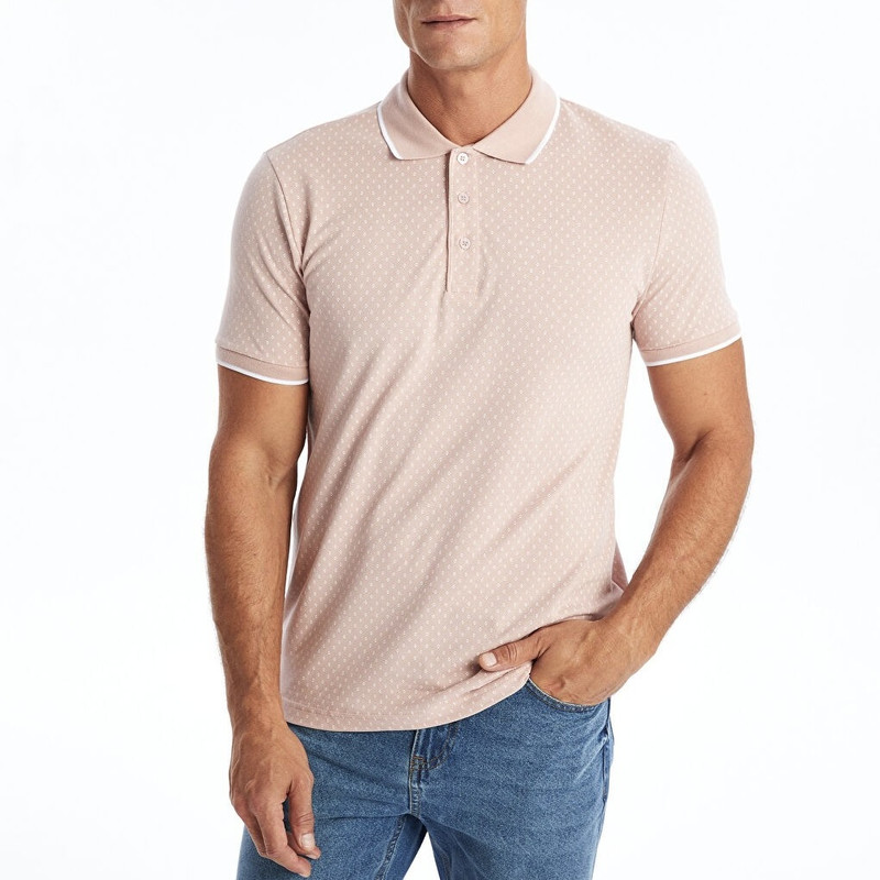 پولوشرت آستین کوتاه مردانه ال سی وایکیکی مدل تمام پنبه کلاسیکا