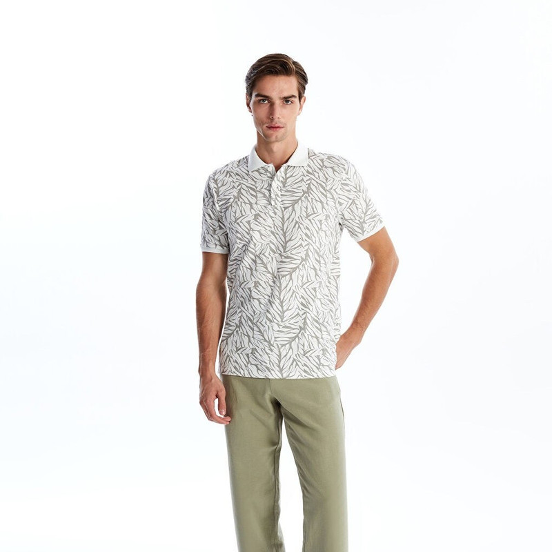 پولوشرت آستین کوتاه مردانه ال سی وایکیکی مدل سوپرپنبه 