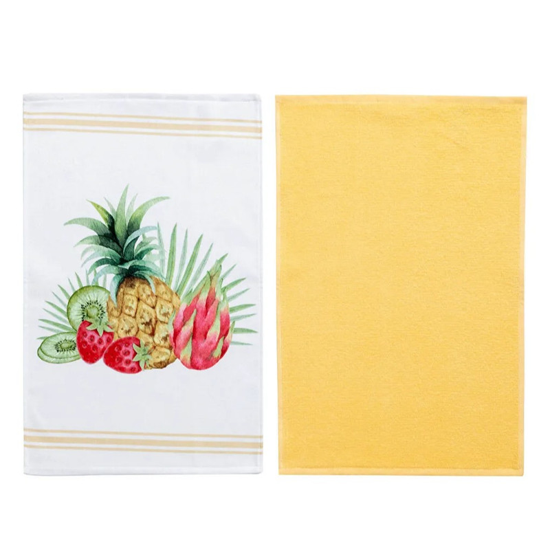 حوله آشپزخانه ال سی دابلیو هوم مدل Fruit بسته 2 عددی