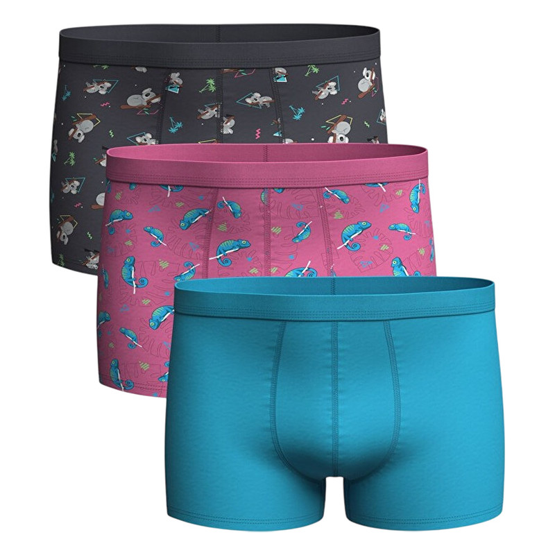 شورت پادار مردانه ال سی وایکیکی مدل S55099Z8 بسته 3 عددی