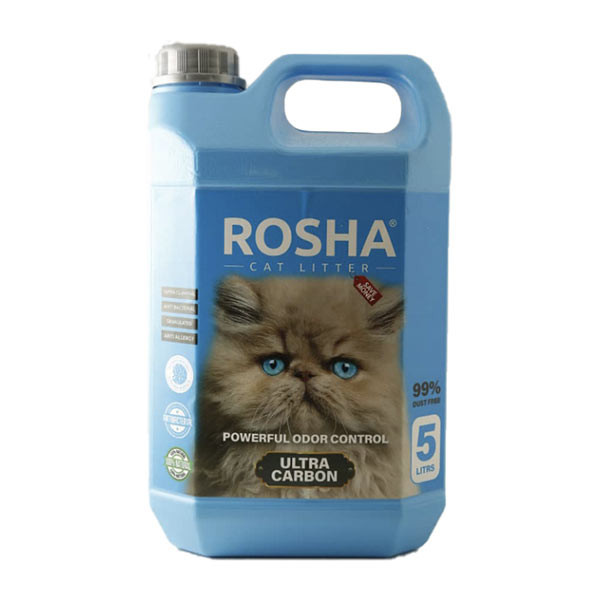 خاک گربه روشا  مدل اولترا کربن وزن 5 کیلوگرم