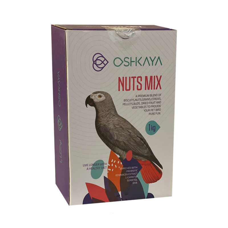 غذای طوطیسانان اوشکایا مدل Mix A137 وزن 1 کیلوگرم