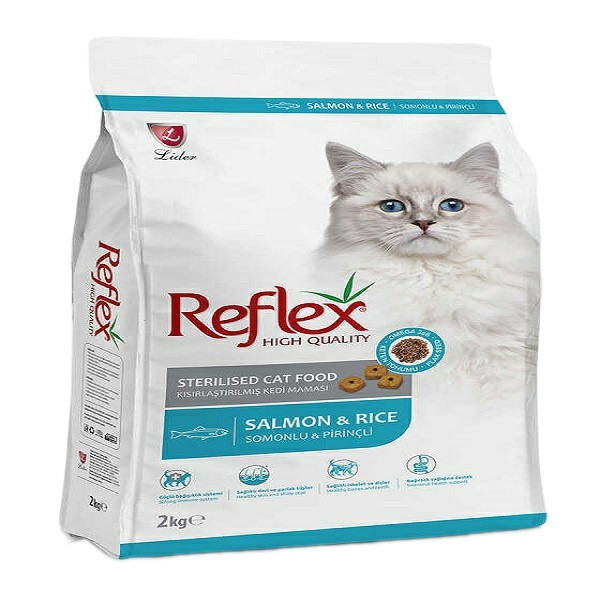 غذا خشک گربه رفلکس مدل Sterilised وزن 2 کیلوگرم