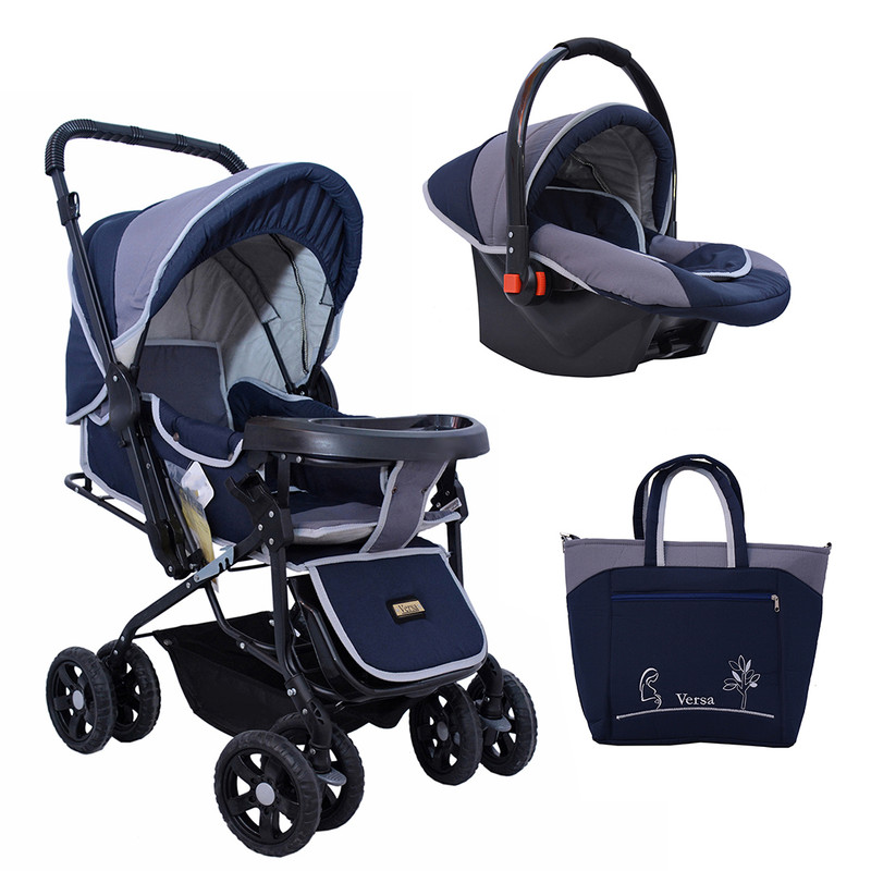 ست کالسکه و کریر ورسا کد 1093 به همراه ساک لوازم کودک