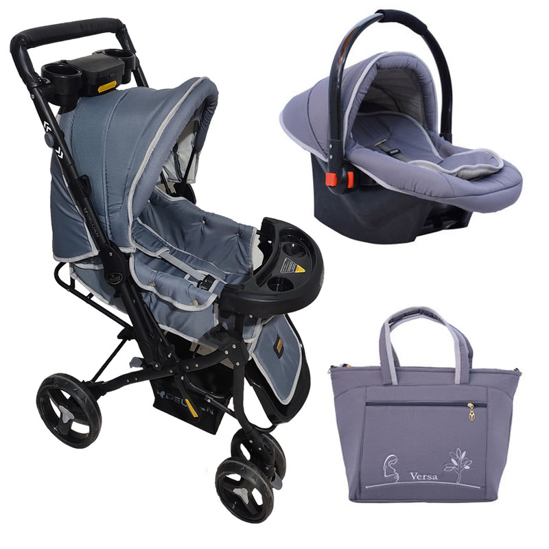 ست کالسکه و کریر مدل  ورسا  کد 1089 به همراه ساک لوازم