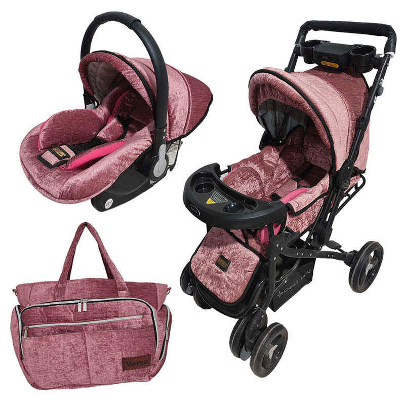 ست کالسکه و کریر مدل  ورسا کد 1047 به همراه ساک لوازم