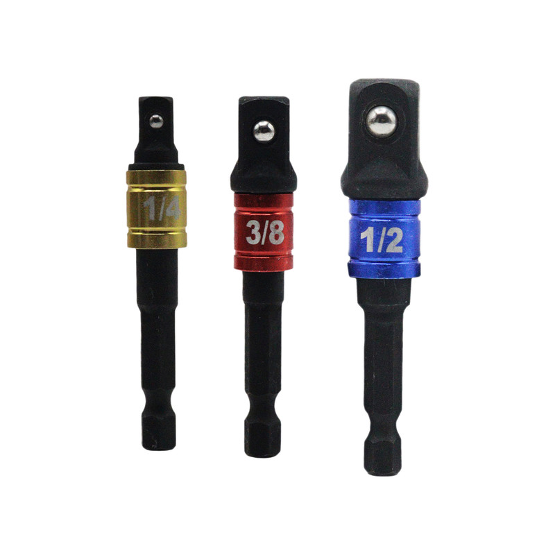 رابط بکس سر دریلی مدل YP-MAGNETI-1/4-3/8-1/2INCH مجموعه 3 عددی 