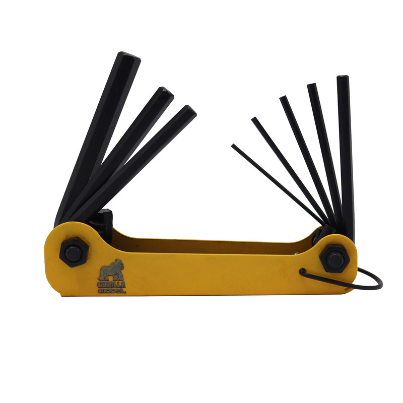 آچار آلن مدل گوریلا کد YPZ-SD-6GOSH مجموعه 8 عددی