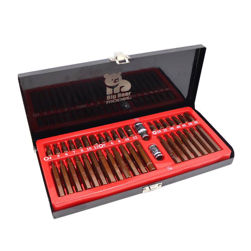 آچار آلن بیت خور مدل بیگ بر کد YPM-BIT-040 مجموعه 40 عددی 