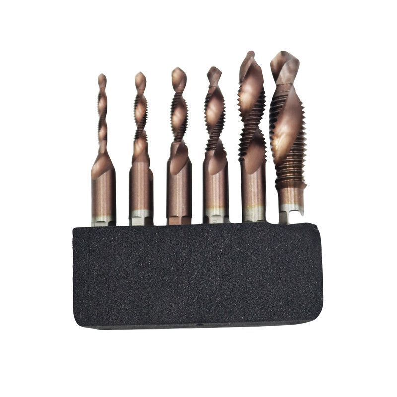 قلاویز سر مته ریزو مدل YP-DRIL-TAPBITS SET مجموعه 6 عددی