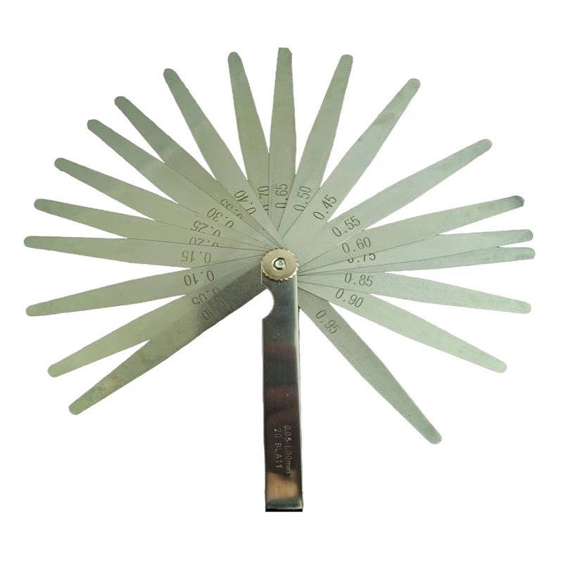 آچار فیلر هانسول مدل 8531 مجموعه 20 عددی