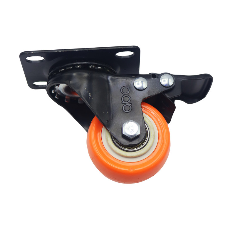 چرخ کفی‌دار گردان آبو مدل ترمز دار کد YPT-GARDAN-50*20MM