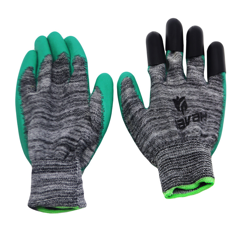 دستکش باغبانی گواه مدل پنجه پلاستیکی کد YP-GAVAH