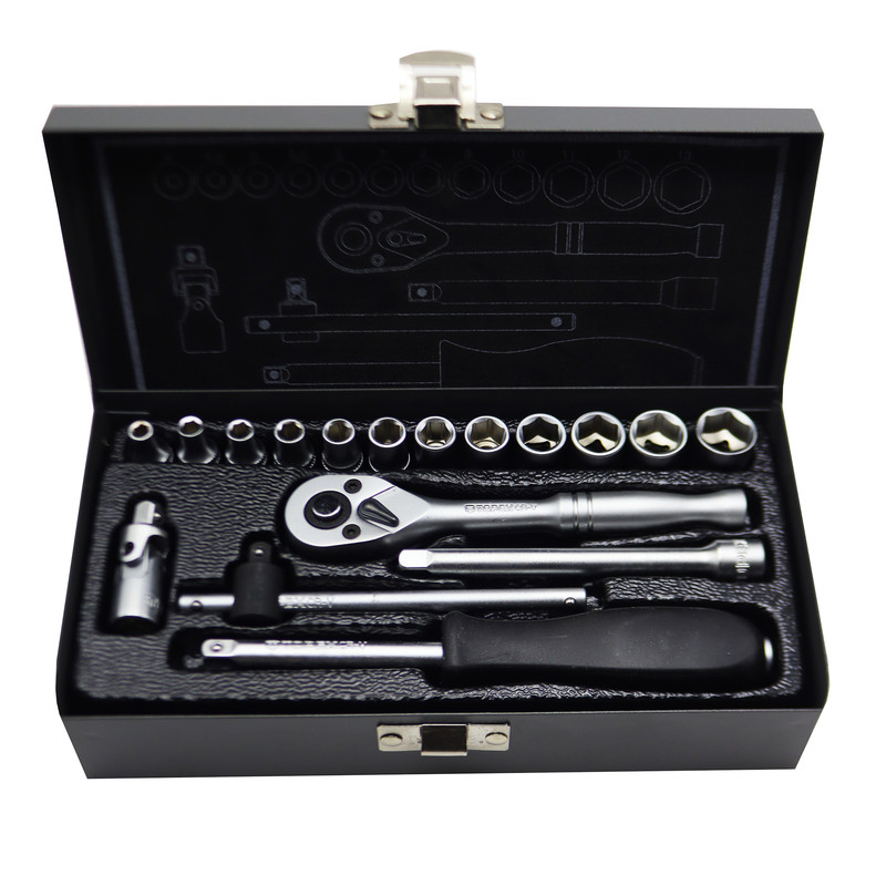 آچار بکس تاپکس مدل YP-1/4INCH -017 مجموعه 17 عددی  