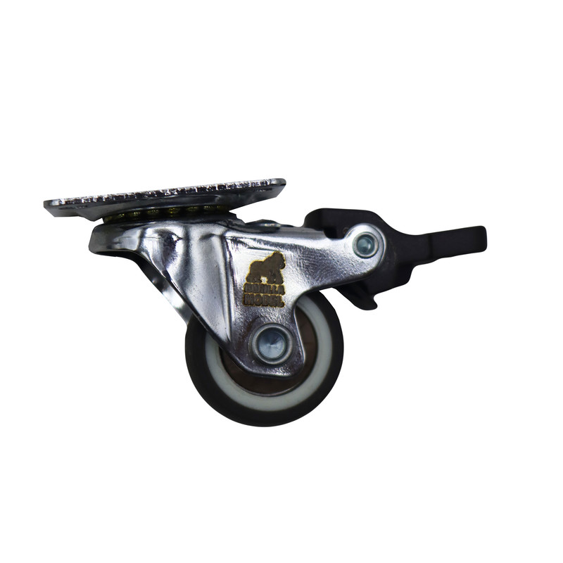 چرخ گردان کفی‌دار مدل ترمز دار کد YPT-GARDAN-25MM