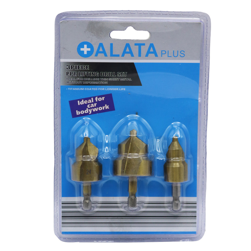 مته کاجی آلاتا مدل لوله گشاد کن کد YP-2PELE-LULE SABZ مجموعه 3 عددی 