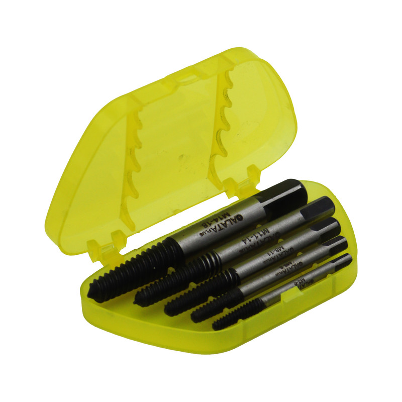  مته قلاویز چپ گرد آلاتا مدل YP-M3-M18 مجموعه 5 عددی 