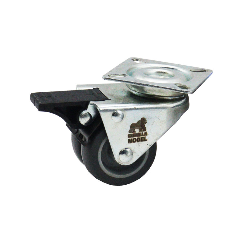 چرخ گردان مدل گوریلا کد YP-2GHOLO-LASTIKI-50MM