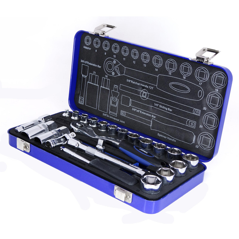 آچار بکس اپکس مدل MMA-AX1524-24P مجموعه 24 عددی