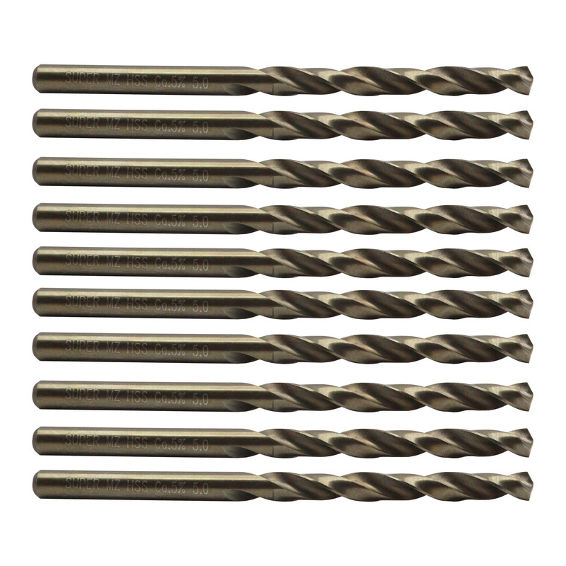 مته کبالت ام زد مدل YP-HSS-SIZE5 سایز 5 میلی متر مجموعه 10 عددی 