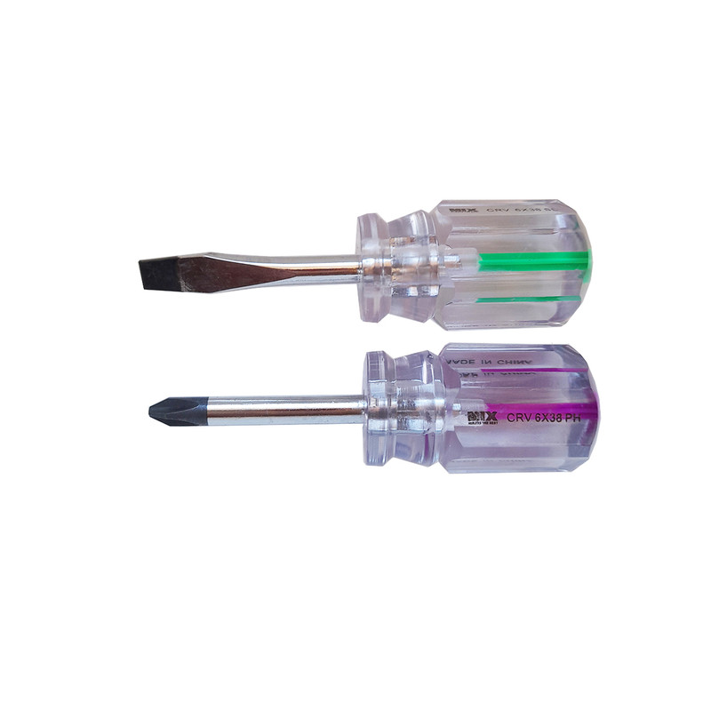 پیچ گوشتی مشتی دوسو و چهارسو میکس  کد 00638 مجموعه 2 عددی