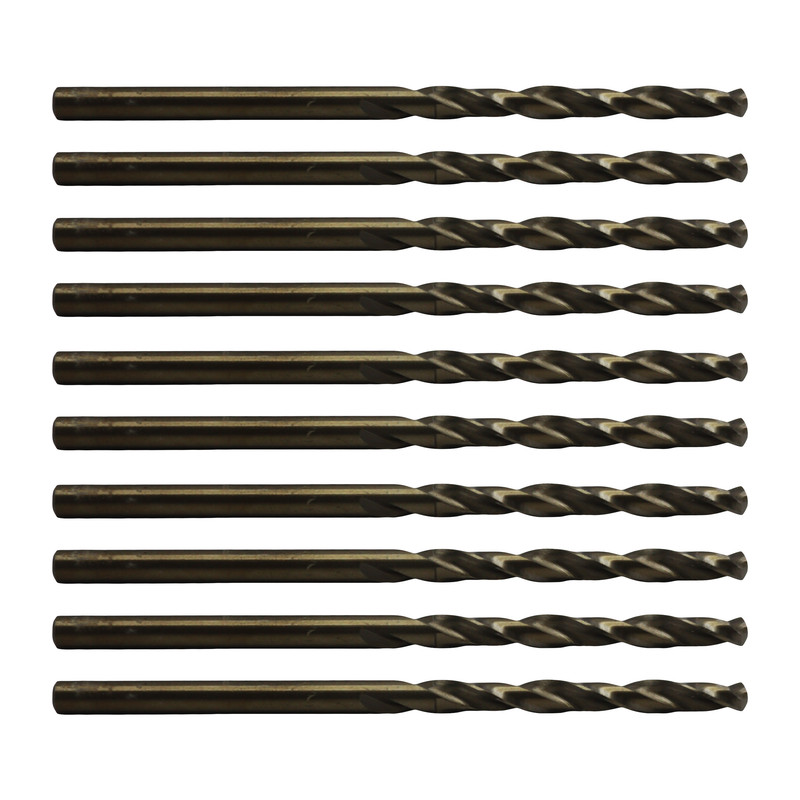 مته آهن اسپیدی مدل YP-HSS-G-03MM سایز 3 میلی متر مجموعه 10عددی 