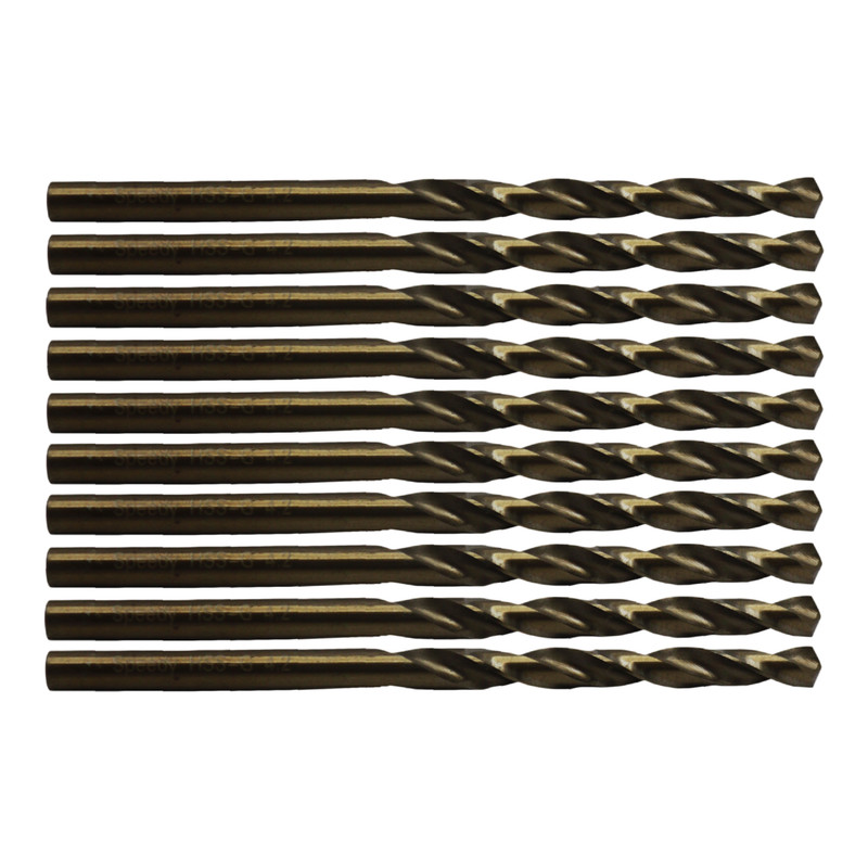 مته آهن اسپیدی مدل YP-HSS-G-04.2MM سایز 4.2 میلی متر مجموعه 10عددی 