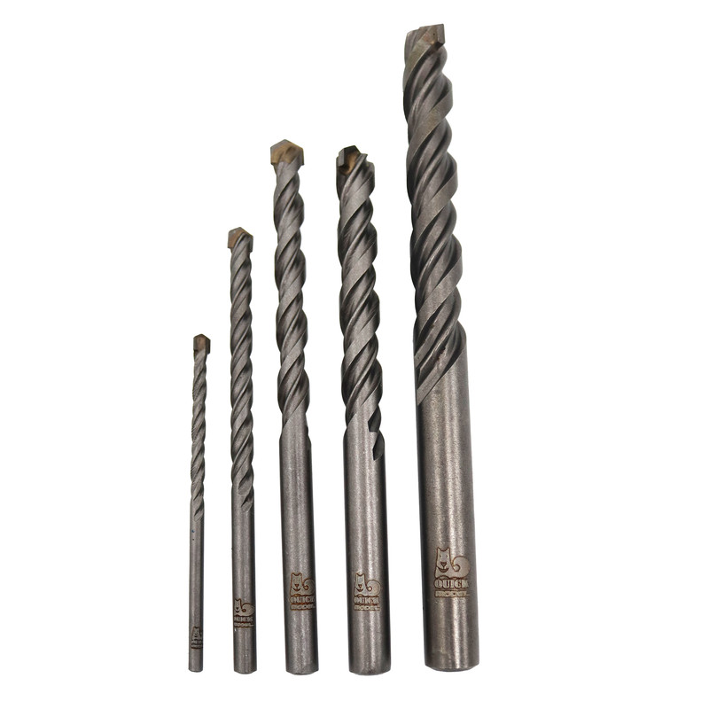 مته الماسه مدل کوییک کد YP-AL-GRANITE-STEEL-4-6-8-10-14MM سایز 4-14 میلیمتر مجموعه 5 عددی