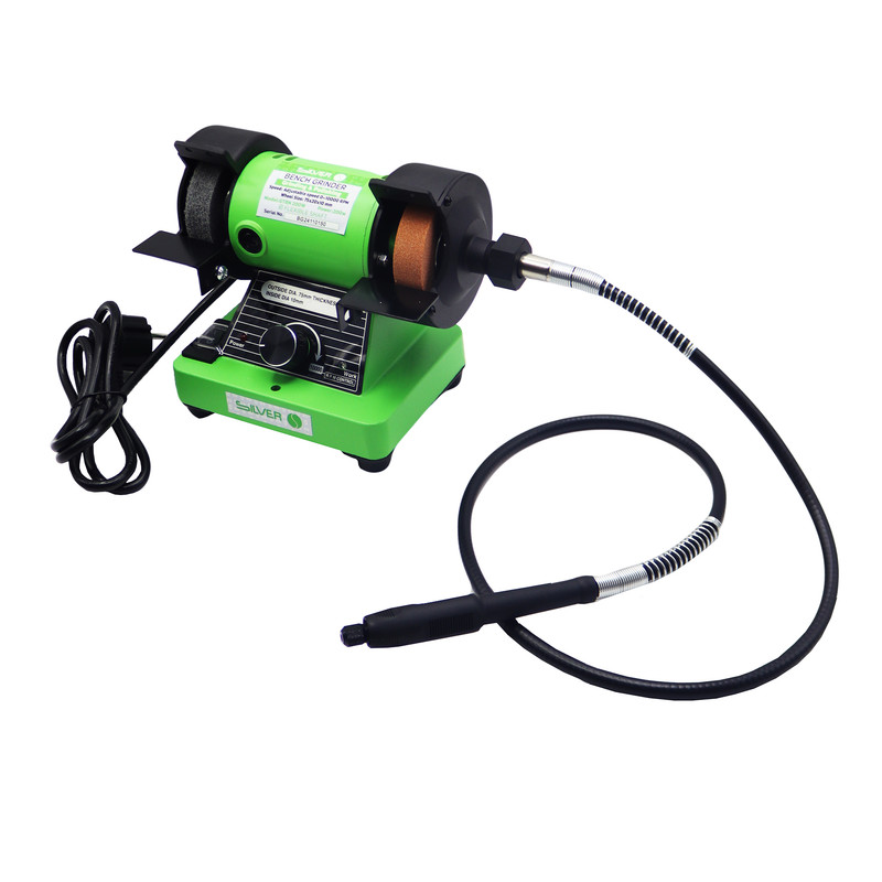 سنگ رومیزی 75 میلی متری 200 وات سیلور مدل YP-GTBN200W