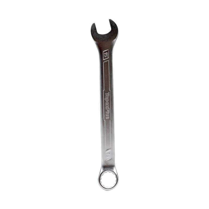 آچار یکسر تخت و یکسر رینگی تاپکس مدل YP-015MM سایز 15 میلی متر