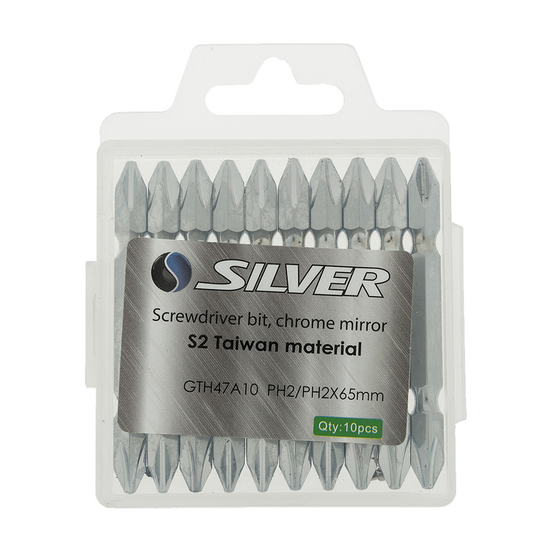 سری پیچ گوشتی دوطرفه سیلور مدل GTH47A10PH2 بسته 10 عددی