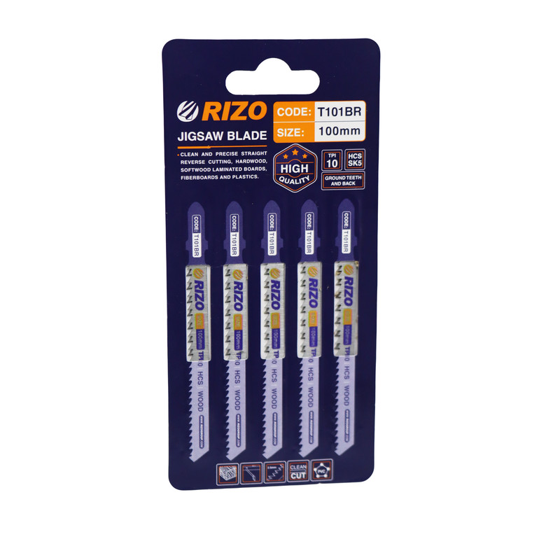 تیغه اره عمودبر ریزو مدل YP-WOOD-T101BR/100MM مجموعه 5 عددی 