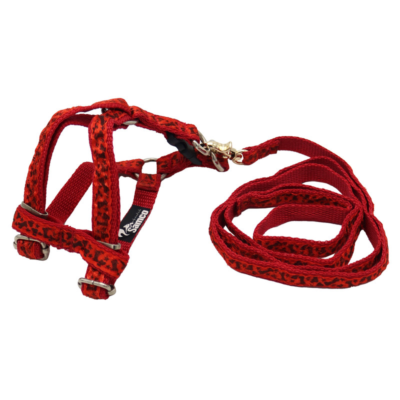 قلاده کتفی سگ و بند نگهدارنده سامکو مدل YP-GHERMEZ-TOOLEH-1.5CM