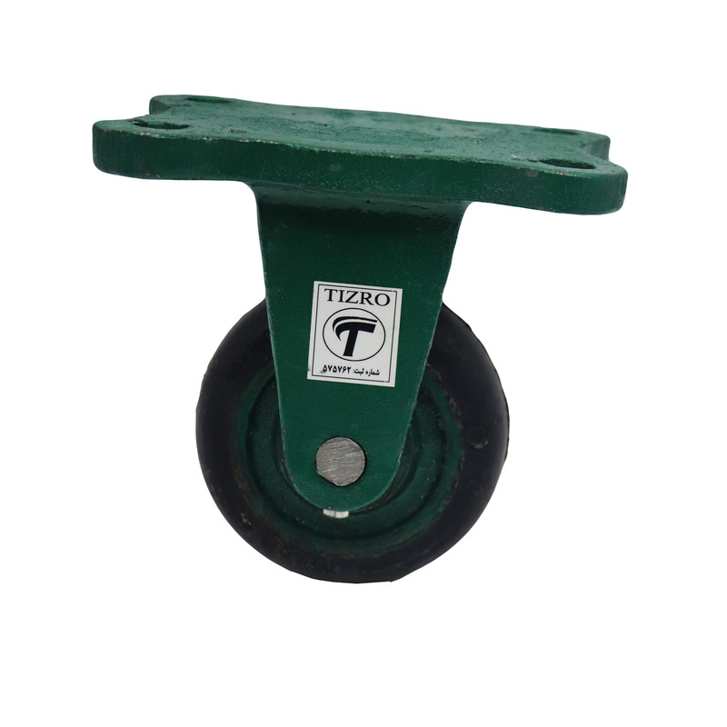 چرخ کفی‌دار تیزرو مدل ثابت کد YP-SABET-40*100*15MM