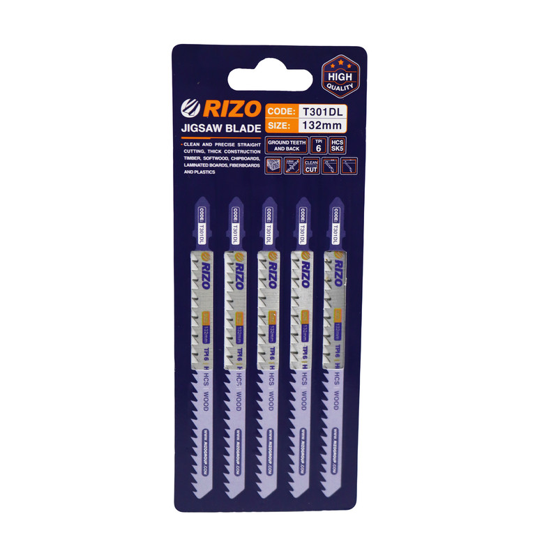 تیغه اره عمودبر ریزو مدل YPB-WOOD-T301DL/132MM مجموعه 5 عددی 
