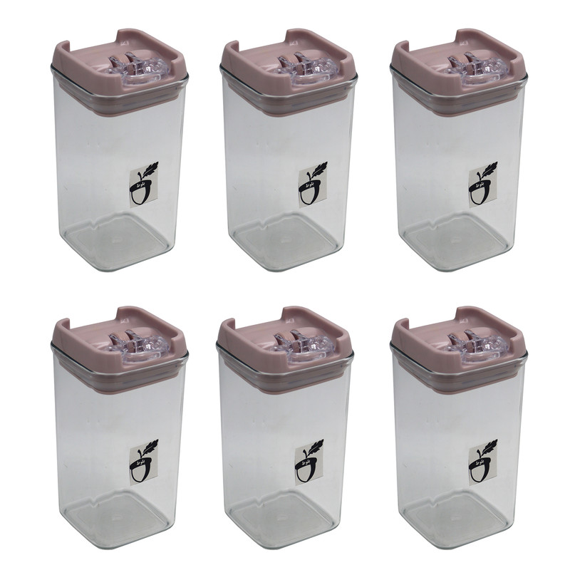  ست جای ادویه 6 پارچه مدل بلوط کد YP-SIZE1-500ML 